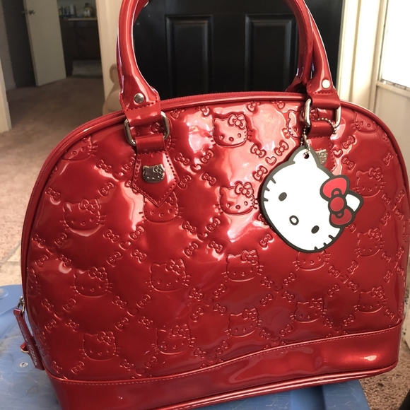 Red Hello Kitty bowler bag - Picture 4 of 4